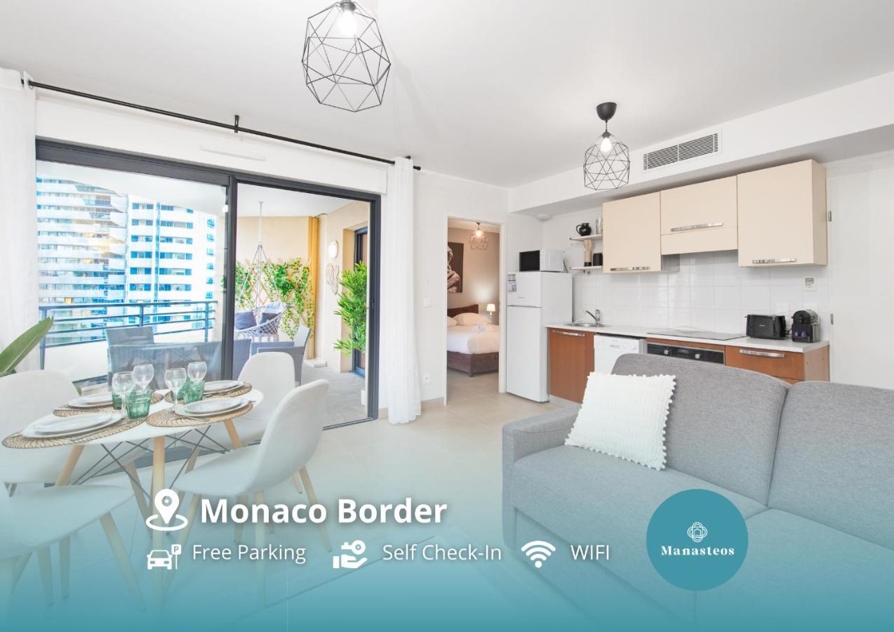 Vue Monaco & Tour Odeon - Terrasse - Parking - Bh Apartment Beausoleil Luaran gambar