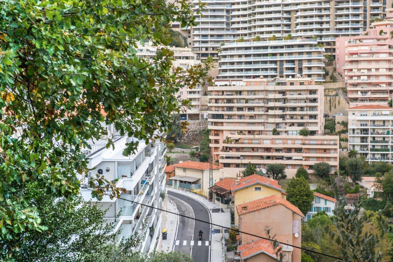 Vue Monaco & Tour Odeon - Terrasse - Parking - Bh Apartment Beausoleil Luaran gambar