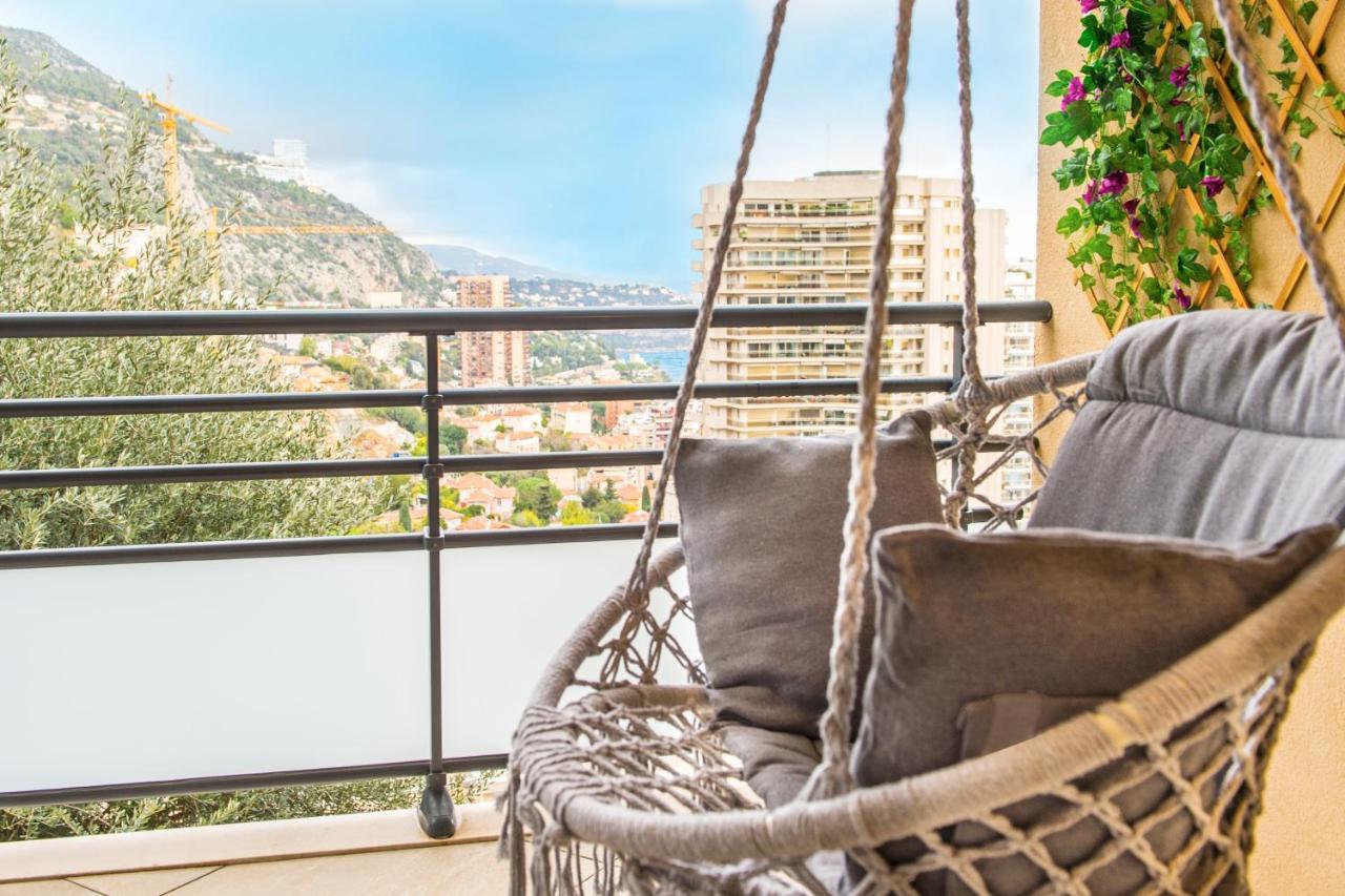 Vue Monaco & Tour Odeon - Terrasse - Parking - Bh Apartment Beausoleil Luaran gambar