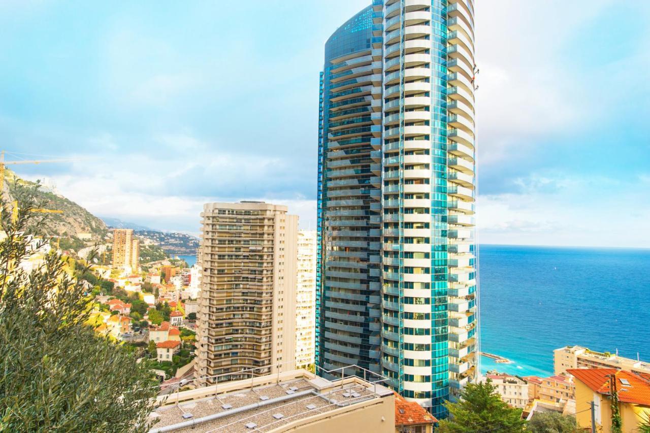 Vue Monaco & Tour Odeon - Terrasse - Parking - Bh Apartment Beausoleil Luaran gambar